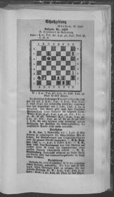 Schach-Zeitung (Münchner neueste Nachrichten) Samstag 28. Juni 1913