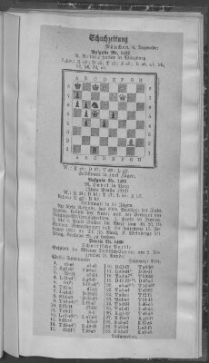 Schach-Zeitung (Münchner neueste Nachrichten) Samstag 6. Dezember 1913