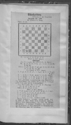 Schach-Zeitung (Münchner neueste Nachrichten) Samstag 20. Dezember 1913