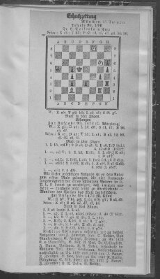 Schach-Zeitung (Münchner neueste Nachrichten) Samstag 27. Dezember 1913