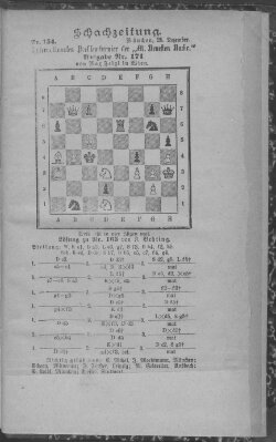 Schach-Zeitung (Münchner neueste Nachrichten) Donnerstag 25. Dezember 1890