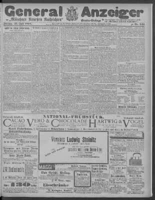 Münchner neueste Nachrichten Freitag 27. Juli 1894