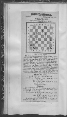 Schach-Zeitung (Münchner neueste Nachrichten) Sonntag 20. Mai 1906