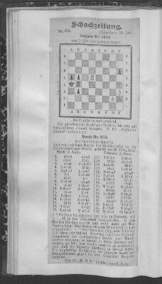 Schach-Zeitung (Münchner neueste Nachrichten) Sonntag 10. Juni 1906