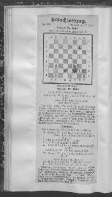 Schach-Zeitung (Münchner neueste Nachrichten) Sonntag 17. Juni 1906