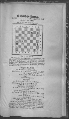 Schach-Zeitung (Münchner neueste Nachrichten) Sonntag 22. Juli 1906