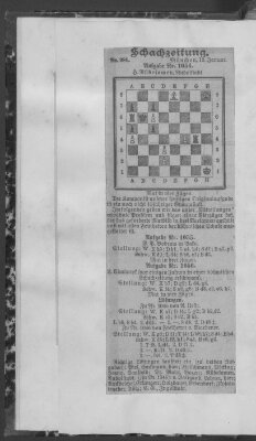 Schach-Zeitung (Münchner neueste Nachrichten) Sonntag 13. Januar 1907