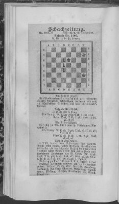 Schach-Zeitung (Münchner neueste Nachrichten) Sonntag 22. September 1907