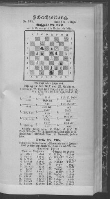 Schach-Zeitung (Münchner neueste Nachrichten) Sonntag 5. April 1903