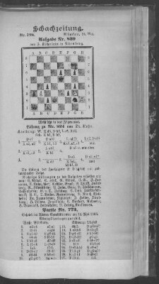 Schach-Zeitung (Münchner neueste Nachrichten) Sonntag 24. Mai 1903