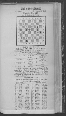 Schach-Zeitung (Münchner neueste Nachrichten) Sonntag 14. Juni 1903