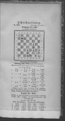 Schach-Zeitung (Münchner neueste Nachrichten) Sonntag 3. Februar 1901