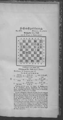 Schach-Zeitung (Münchner neueste Nachrichten) Sonntag 10. Februar 1901