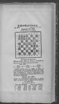 Schach-Zeitung (Münchner neueste Nachrichten) Sonntag 16. Juni 1901