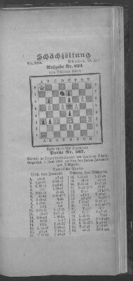 Schach-Zeitung (Münchner neueste Nachrichten) Sonntag 18. Juni 1899