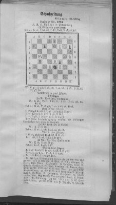 Schach-Zeitung (Münchner neueste Nachrichten) Sonntag 26. März 1911