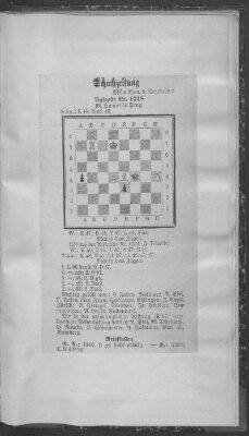 Schach-Zeitung (Münchner neueste Nachrichten) Samstag 9. Dezember 1911