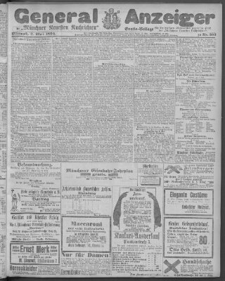 Münchner neueste Nachrichten Mittwoch 2. Mai 1894