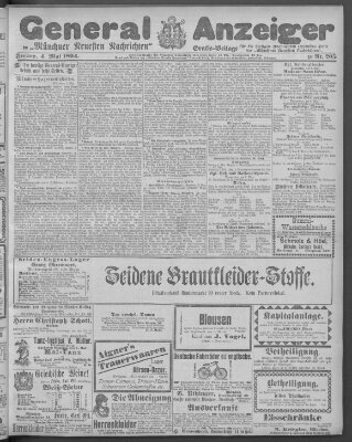 Münchner neueste Nachrichten Freitag 4. Mai 1894