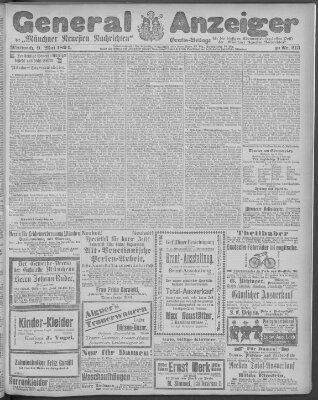 Münchner neueste Nachrichten Mittwoch 9. Mai 1894