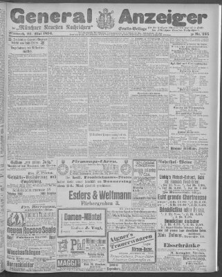 Münchner neueste Nachrichten Mittwoch 23. Mai 1894