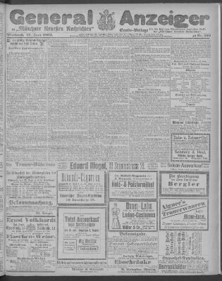 Münchner neueste Nachrichten Mittwoch 27. Juni 1894