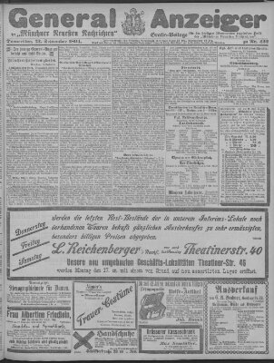 Münchner neueste Nachrichten Donnerstag 13. September 1894