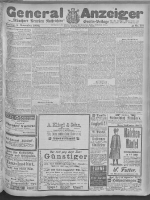 Münchner neueste Nachrichten Dienstag 8. November 1892