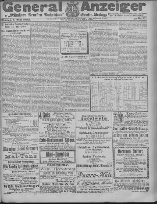 Münchner neueste Nachrichten Montag 8. Mai 1893