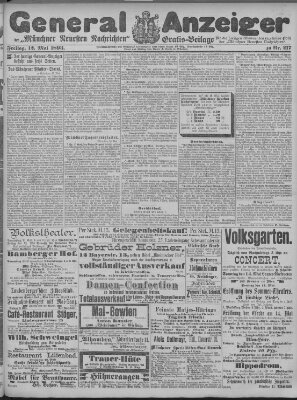 Münchner neueste Nachrichten Freitag 12. Mai 1893