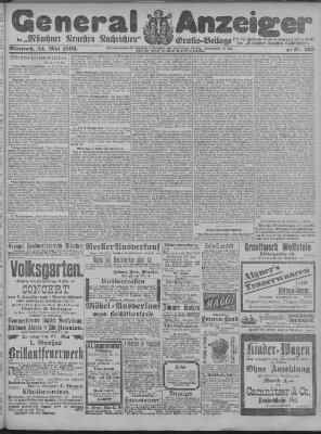 Münchner neueste Nachrichten Mittwoch 24. Mai 1893