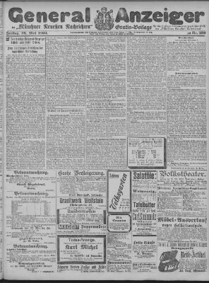 Münchner neueste Nachrichten Freitag 26. Mai 1893