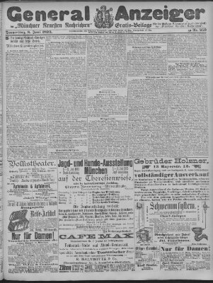 Münchner neueste Nachrichten Donnerstag 8. Juni 1893