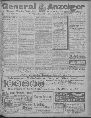 Münchner neueste Nachrichten Mittwoch 4. März 1896