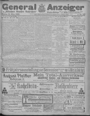 Münchner neueste Nachrichten Montag 16. März 1896