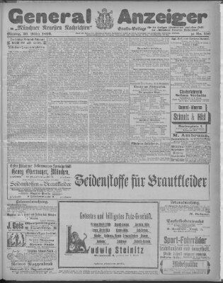 Münchner neueste Nachrichten Montag 30. März 1896