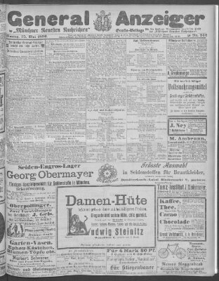 Münchner neueste Nachrichten Montag 25. Mai 1896