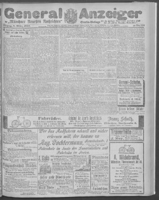 Münchner neueste Nachrichten Montag 8. März 1897