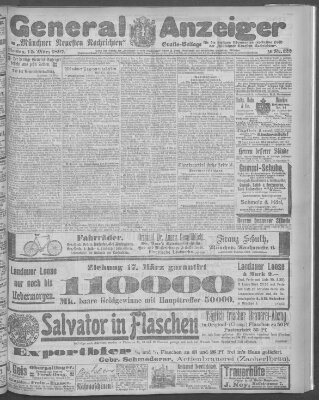 Münchner neueste Nachrichten Montag 15. März 1897