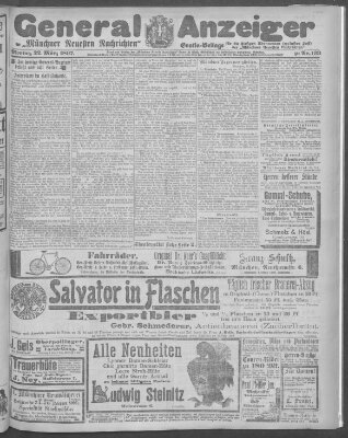 Münchner neueste Nachrichten Montag 22. März 1897