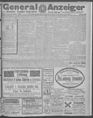 Münchner neueste Nachrichten Donnerstag 25. März 1897