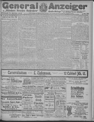 Münchner neueste Nachrichten Mittwoch 24. Februar 1897