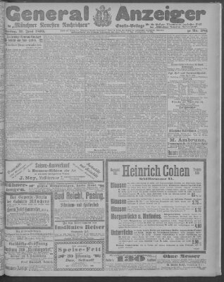 Münchner neueste Nachrichten Freitag 21. Juni 1895