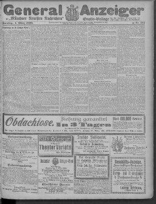 Münchner neueste Nachrichten Samstag 4. März 1893