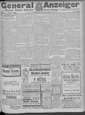 Münchner neueste Nachrichten Freitag 7. April 1893