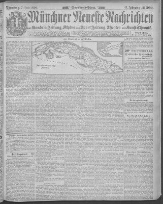 Münchner neueste Nachrichten Dienstag 7. Juli 1896