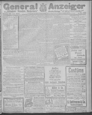 Münchner neueste Nachrichten Montag 20. Juli 1896