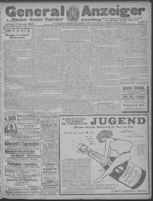 Münchner neueste Nachrichten Samstag 2. Januar 1897