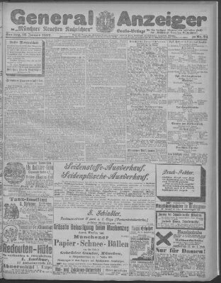 Münchner neueste Nachrichten Samstag 16. Januar 1897