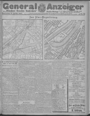 Münchner neueste Nachrichten Donnerstag 21. Januar 1897